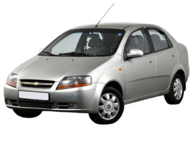 Chevrolet Aveo 1 wiper blades 2001–2006 T200 sedan