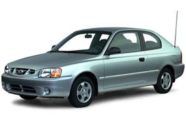 Hyundai Accent 2 wiper blades 1999–2005 LC hatchback