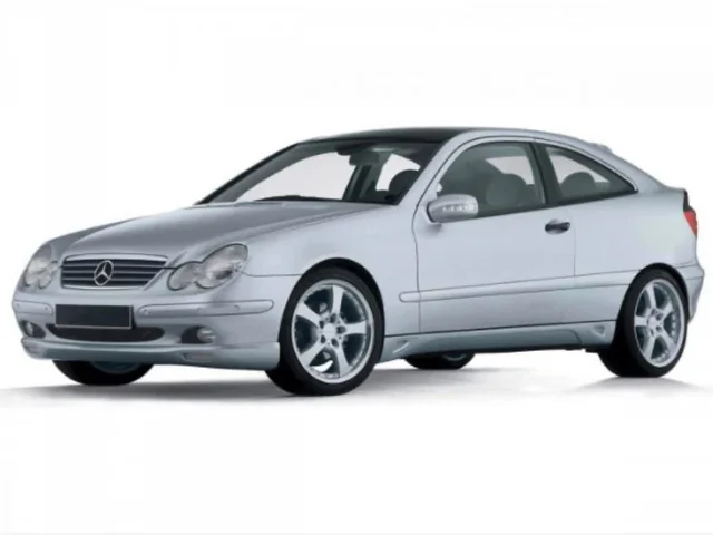 Mercedes C Class Sportcoupe wiper blades 2003–2008 C203 coupe 07.2003-05.2008 original front wiper arm