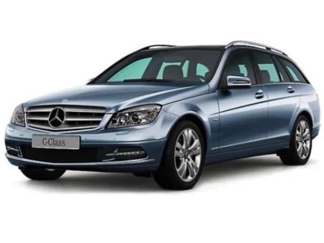 Mercedes C Class T-Modell wiper blades 2008–2013 S204 kombi 12.2008-03.2013 side pin front wiper arm