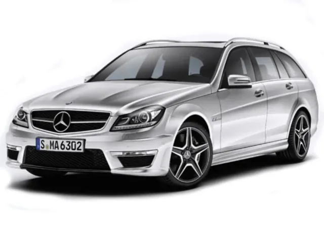 Mercedes C Class T-Modell wiper blades 2013–2014 S204 kombi 04.2013-12.2014 push button front wiper arm