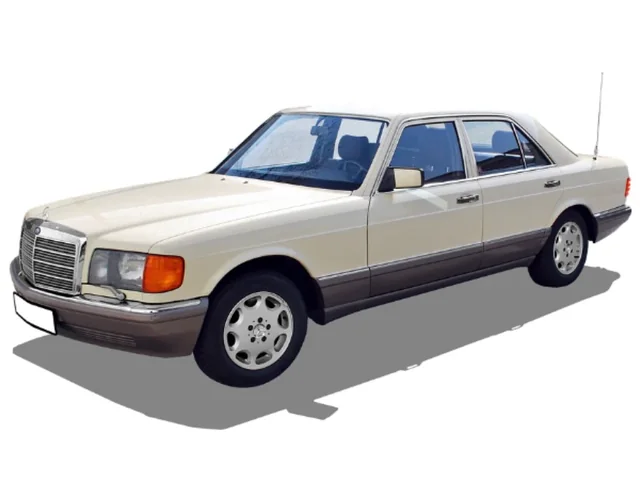 Mercedes S-Klasse wiper blades 1979–1991 W126 sedan