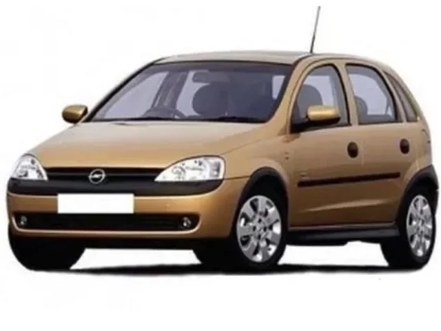 Opel Corsa C wiper blades 2000–2006 hatchback