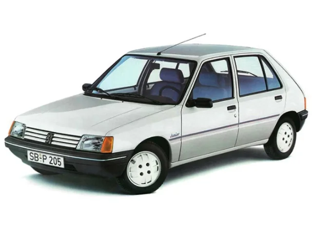 Peugeot 205 wiper blades 1983–1998 hatchback