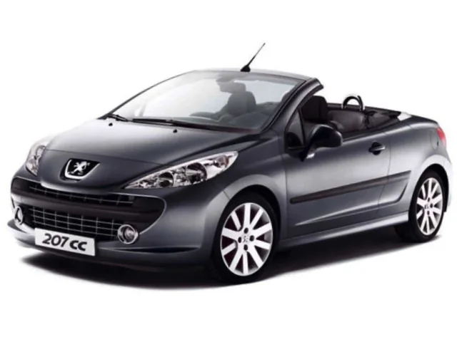 Peugeot 207 CC wiper blades 2007–2015 A7 cabrio