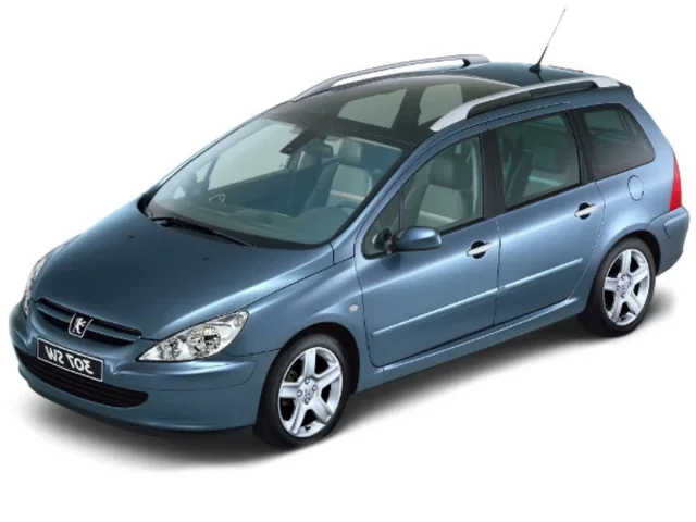 Peugeot 307 SW wiper blades 2005–2009 T6 kombi 06.2005-12.2009 pinch-tab wiper arm