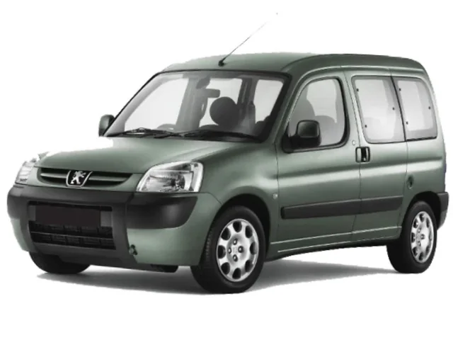 Peugeot Partner 1 M5 van | lift-up rear door | rear wiper 400 mm 2002–2011