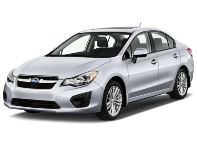 Subaru Impreza 4 wiper blades 2011–2018 GJ sedan