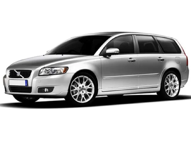 Volvo V50 wiper blades 2005–2012 kombi 08.2005-12.2012 push button front wiper arm
