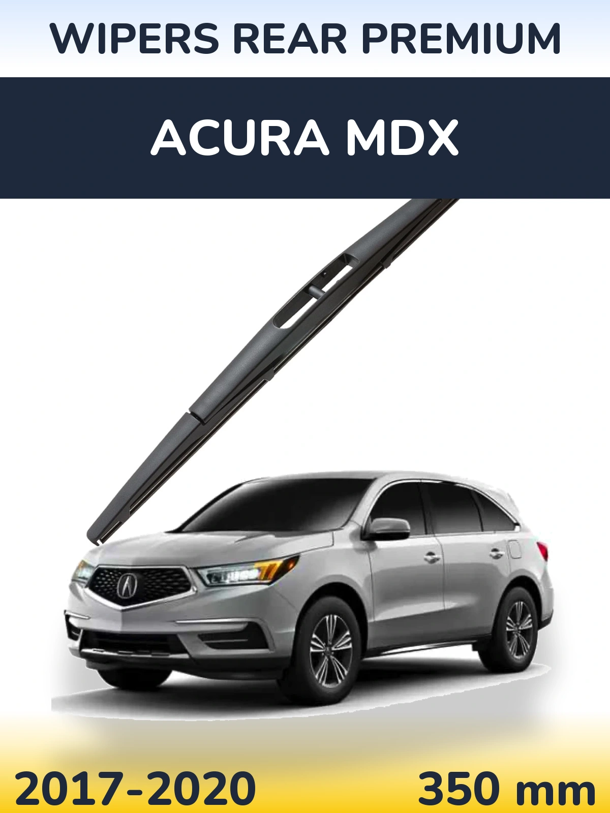Задний дворник WIPERS REAR PREMIUM 350 мм для Acura MDX 2017-2020