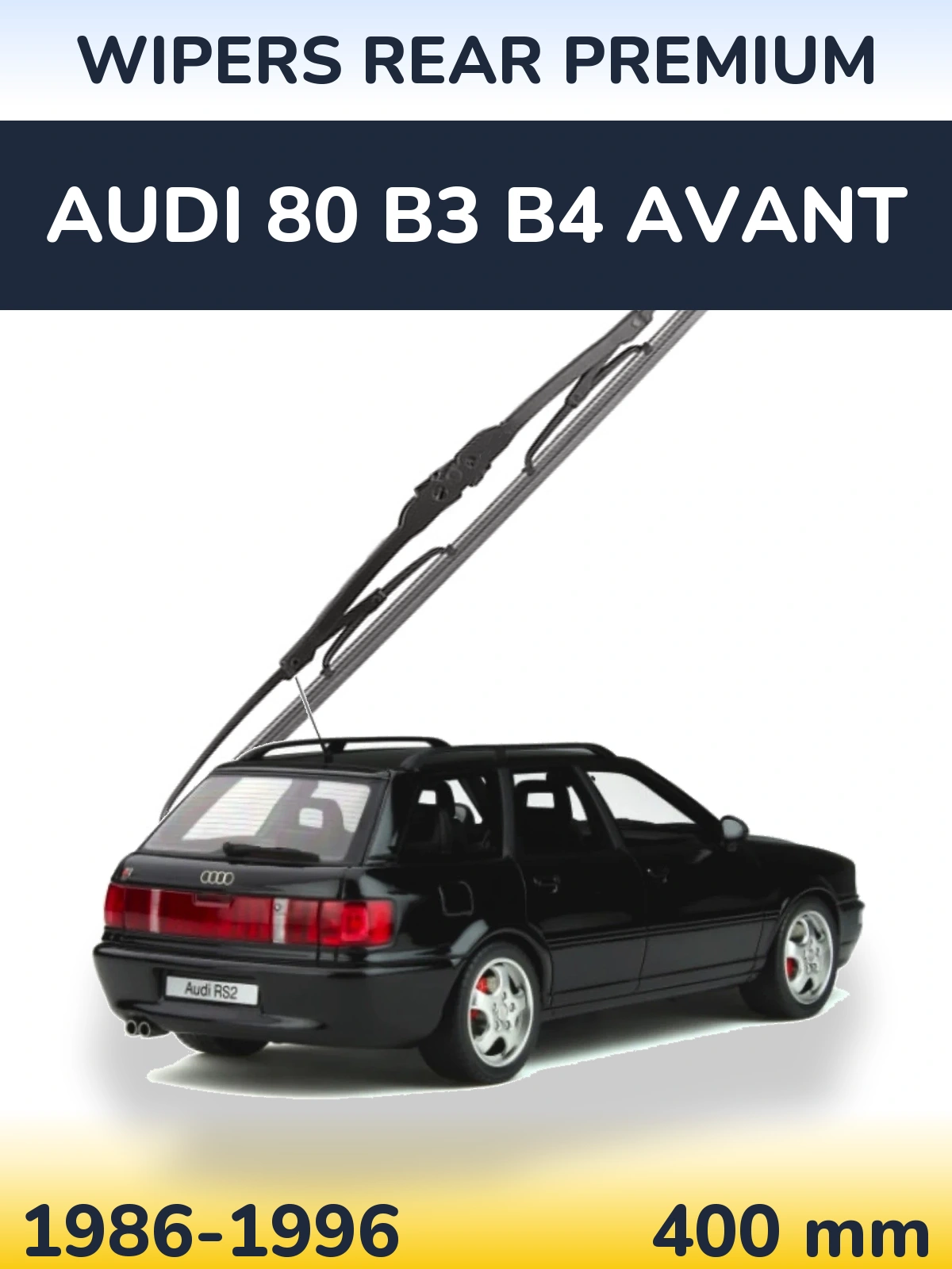 Задня щітка WIPERS REAR PREMIUM 400 мм для Audi 80 B3 B4 Avant 1986-1996