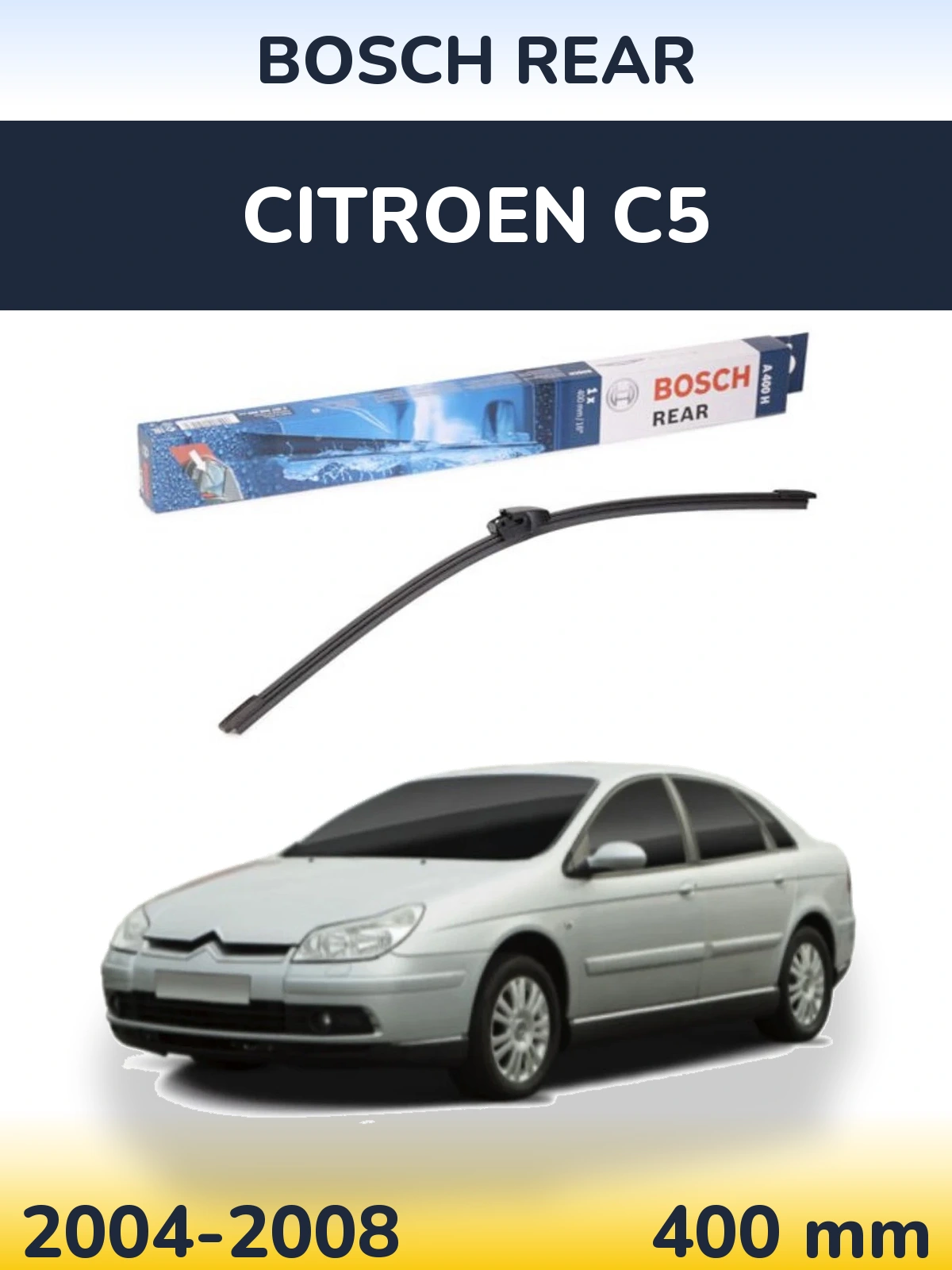 Задний дворник BOSCH Rear 400 мм для Citroen C5 2004-2008