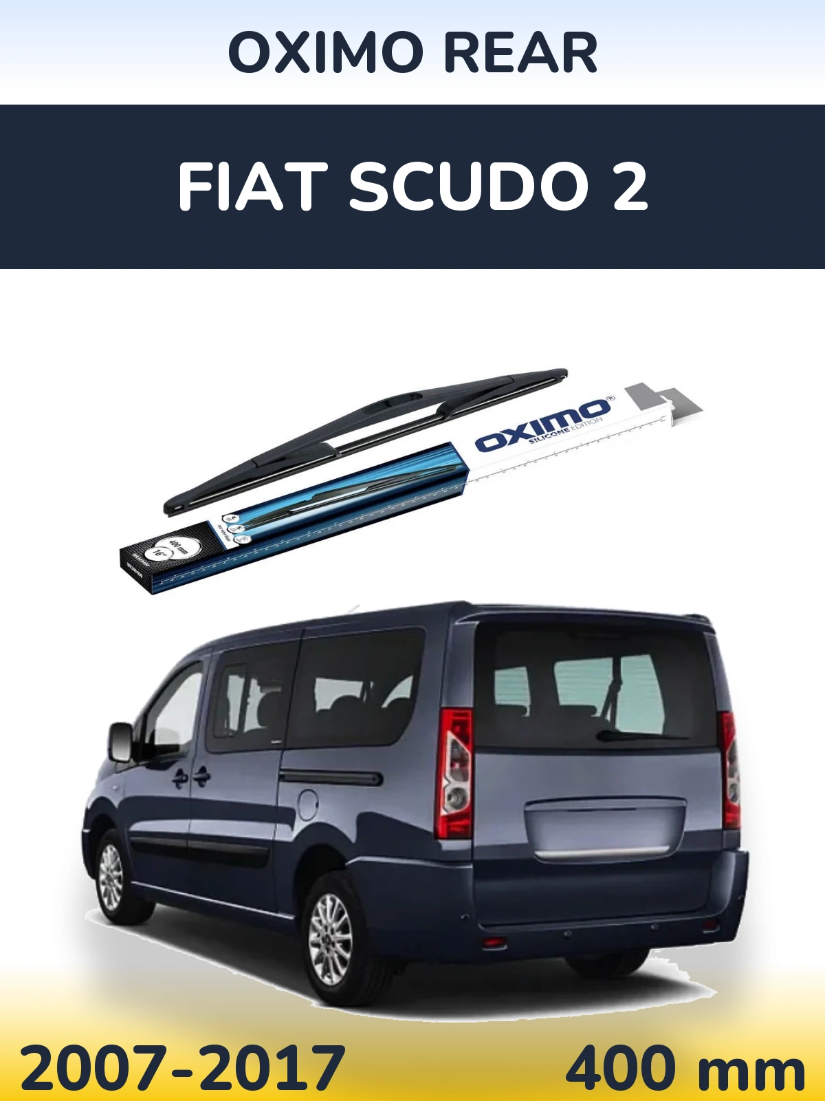 Задня щітка Oximo Rear 400 мм для Fiat Scudo 2 2007-2017