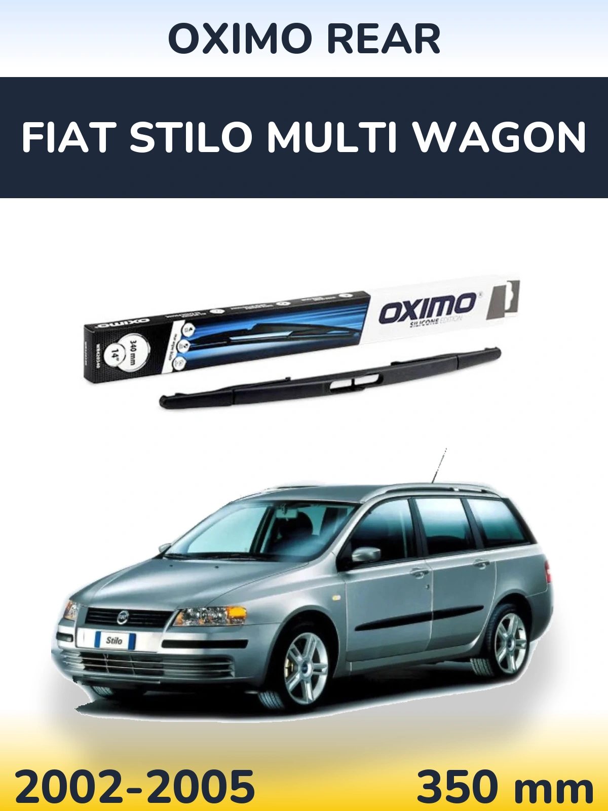 Задний дворник Oximo Rear 350 мм для Fiat Stilo Multi Wagon 2002-2005