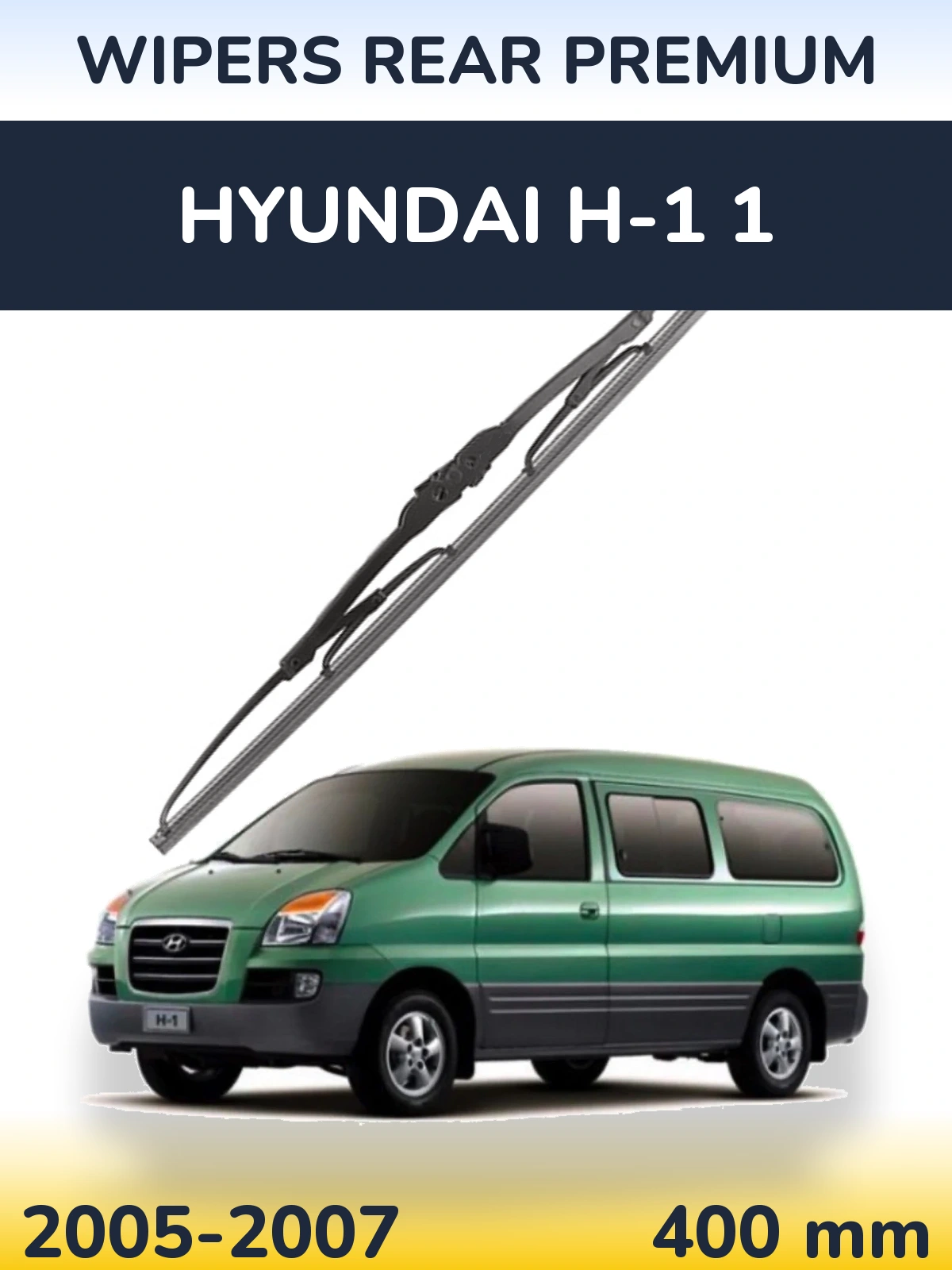 Rear wiper blade WIPERS REAR PREMIUM 400 mm for Hyundai H-1 1 2005-2007