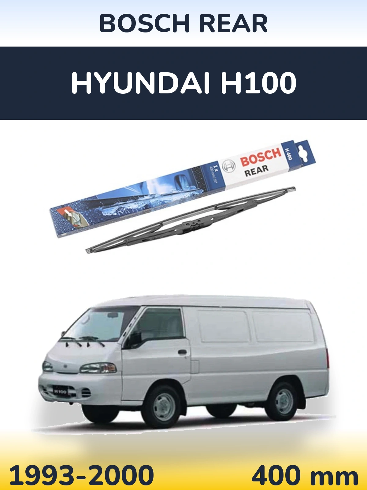 Задня щітка BOSCH Rear 400 мм для Hyundai H100 1993-2000