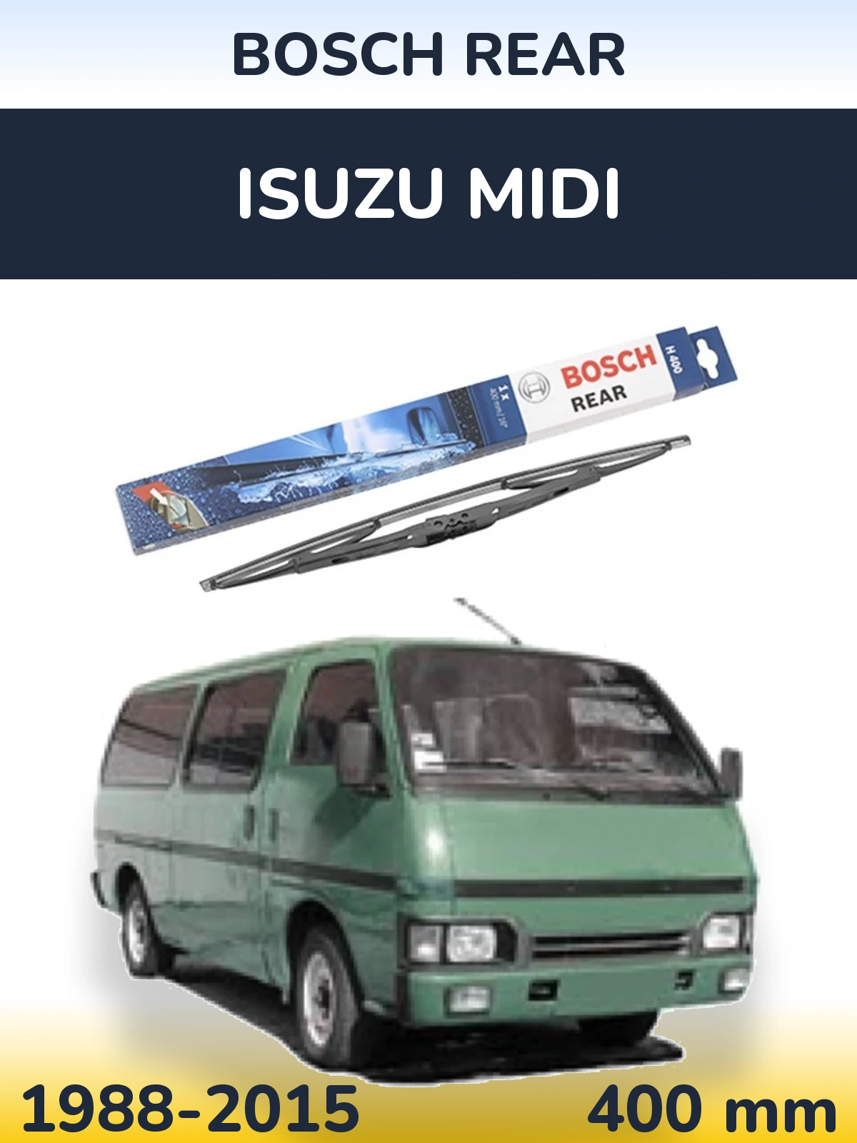 Задний дворник BOSCH Rear 400 мм для Isuzu Midi 1988-2015