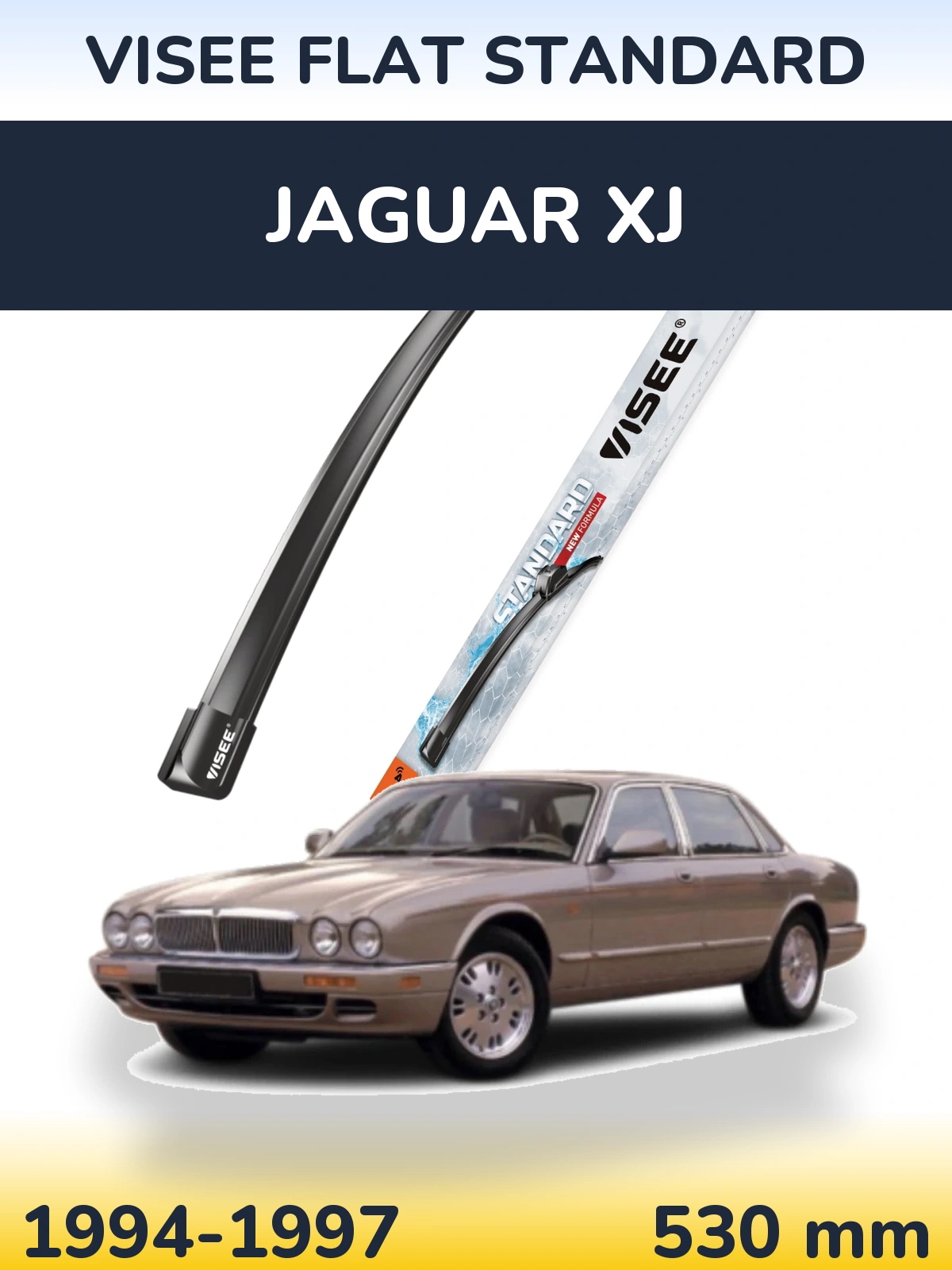 Передня щітка VISEE FLAT STANDARD 530 мм для Jaguar XJ 1994-1997