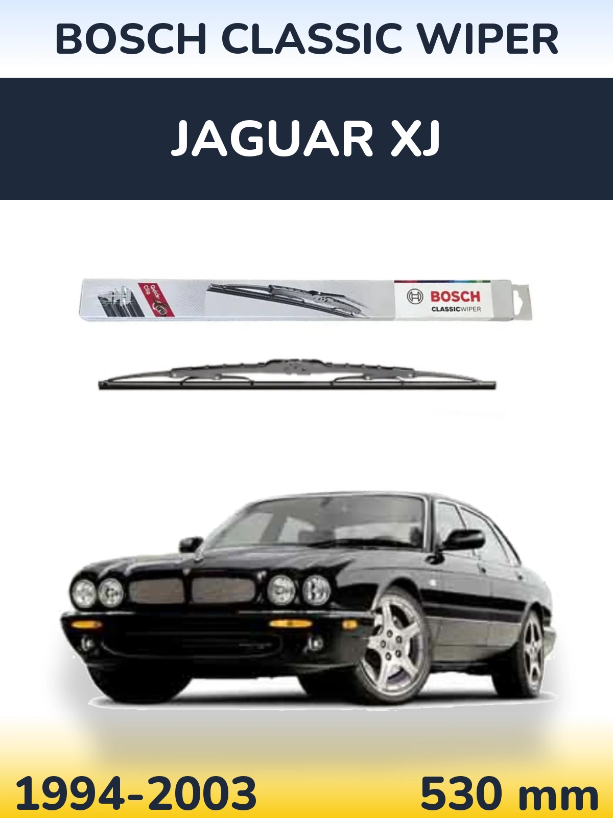 Передний дворник BOSCH Classic Wiper 530 мм для Jaguar XJ 1994-2003