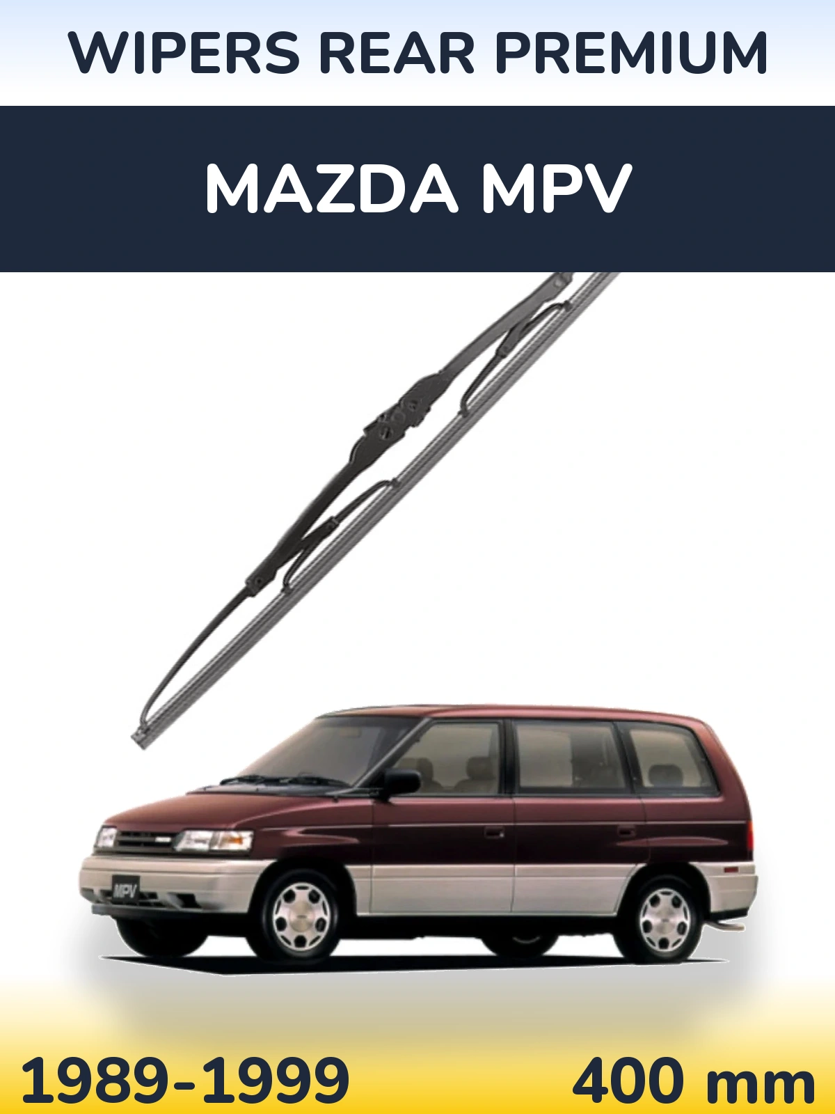 Задний дворник WIPERS REAR PREMIUM 400 мм для Mazda MPV 1989-1999