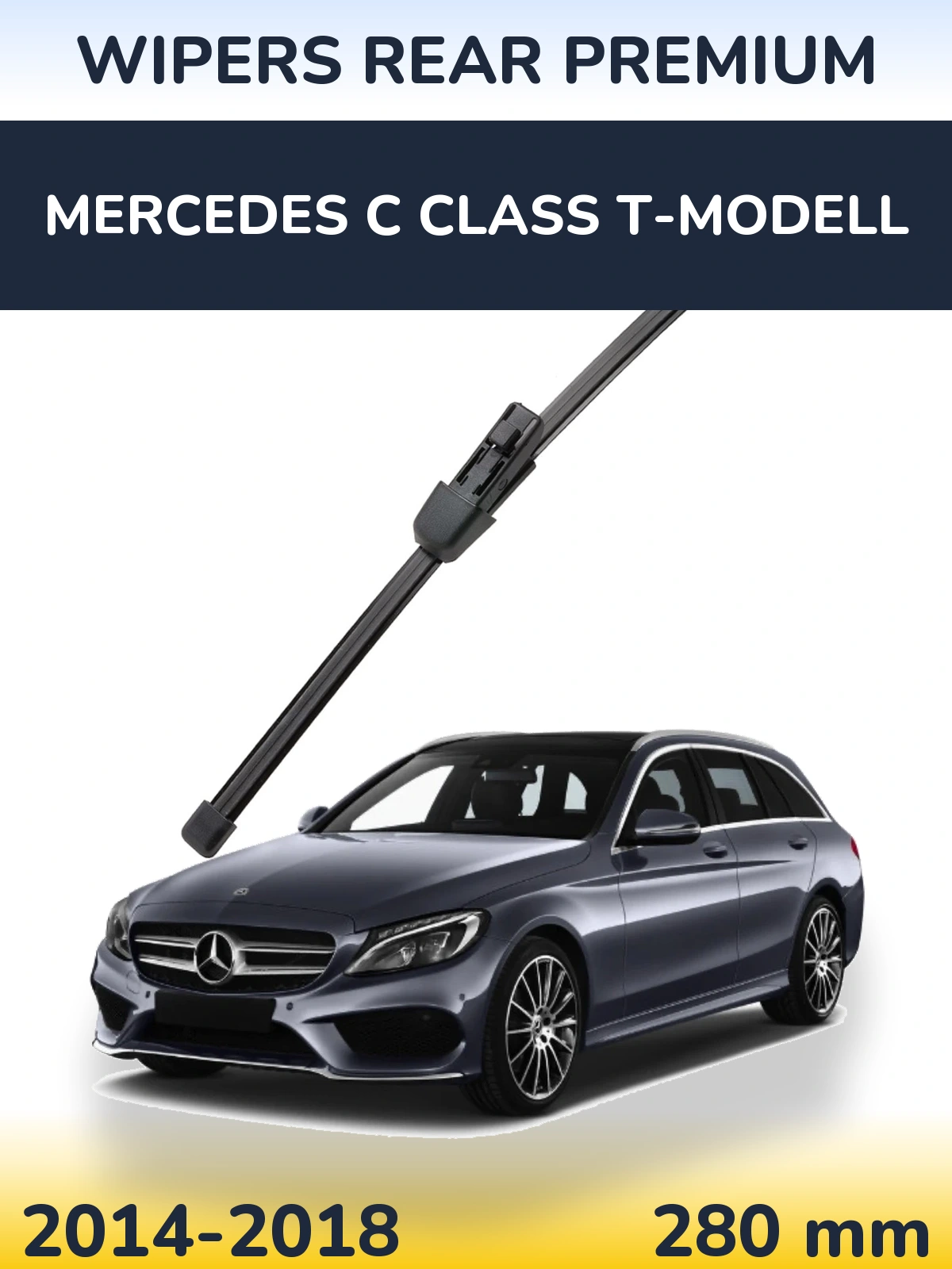 Rear wiper blade WIPERS REAR PREMIUM 280 mm for Mercedes C Class T-Mudell 2014-2018