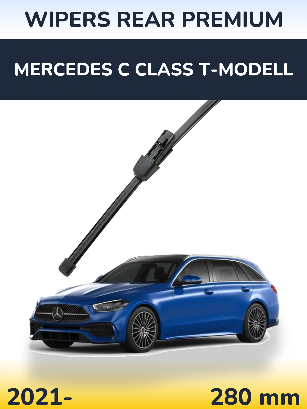 Rear wiper blade WIPERS REAR PREMIUM 280 mm for Mercedes C Class T-Mudell 2021-2026