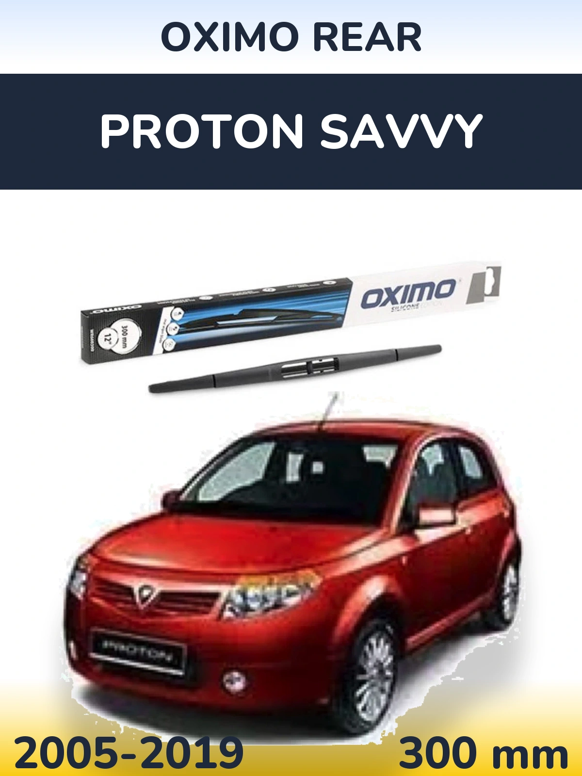 Задний дворник Oximo Rear 300 мм для Proton Savvy 2005-2019