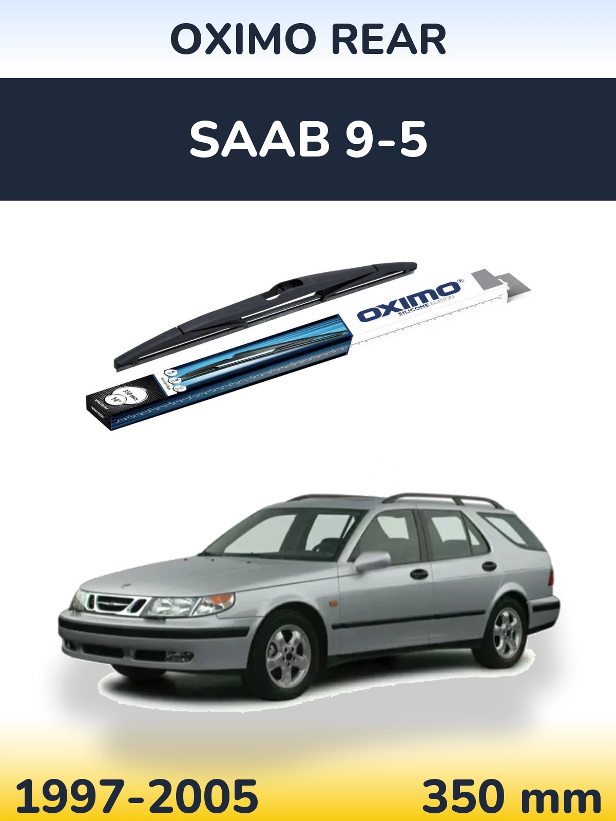 Задний дворник Oximo Rear 350 мм для SAAB 9-5 1997-2005