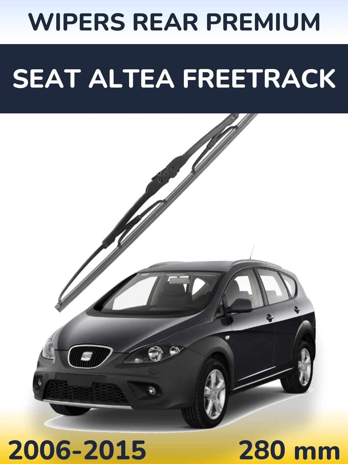 Задний дворник WIPERS REAR PREMIUM 280 мм для SEAT Altea Freetrack 2006-2015