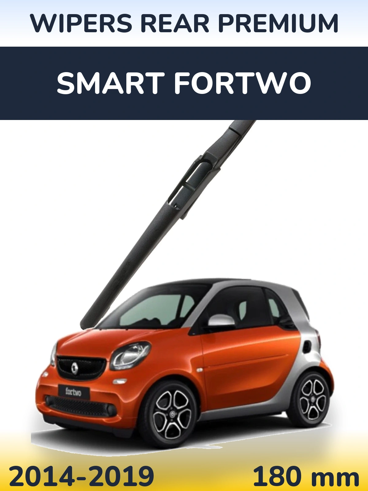 Задня щітка WIPERS REAR PREMIUM 180 мм для Smart Fortwo 2014-2019