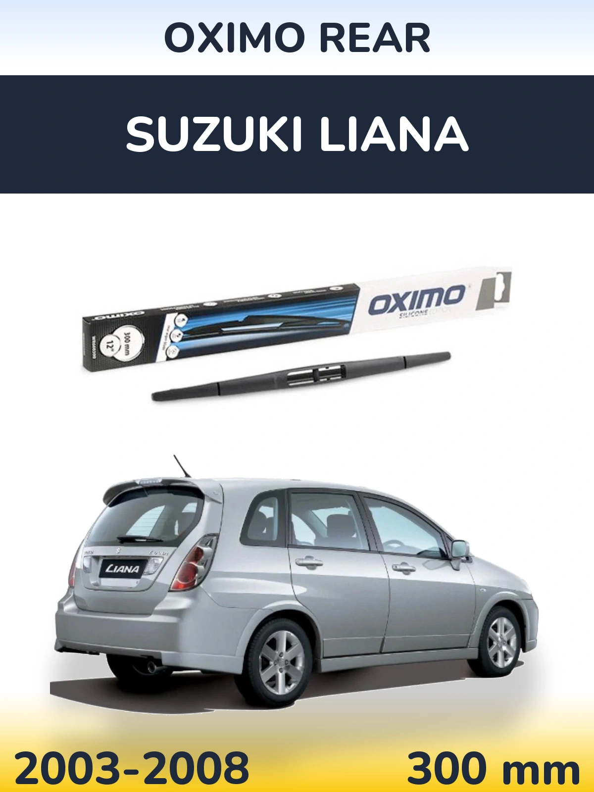 Задний дворник Oximo Rear 300 мм для Suzuki Liana 2003-2008