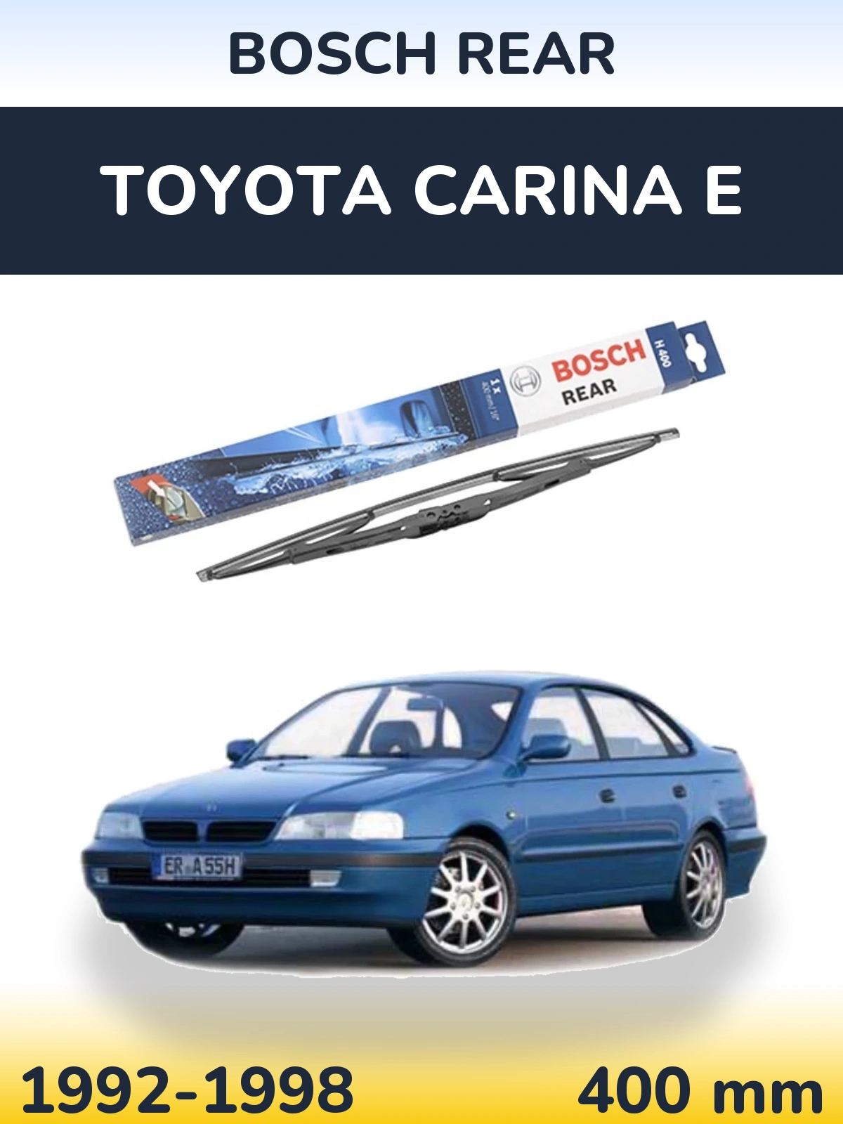 Задний дворник BOSCH Rear 400 мм для Toyota Carina E 1992-1998