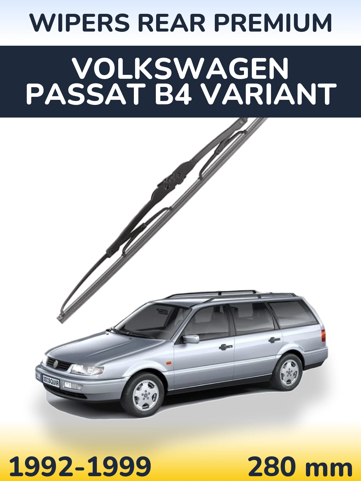 Задний дворник WIPERS REAR PREMIUM 280 мм для Volkswagen Passat B4 Variant 1992-1999