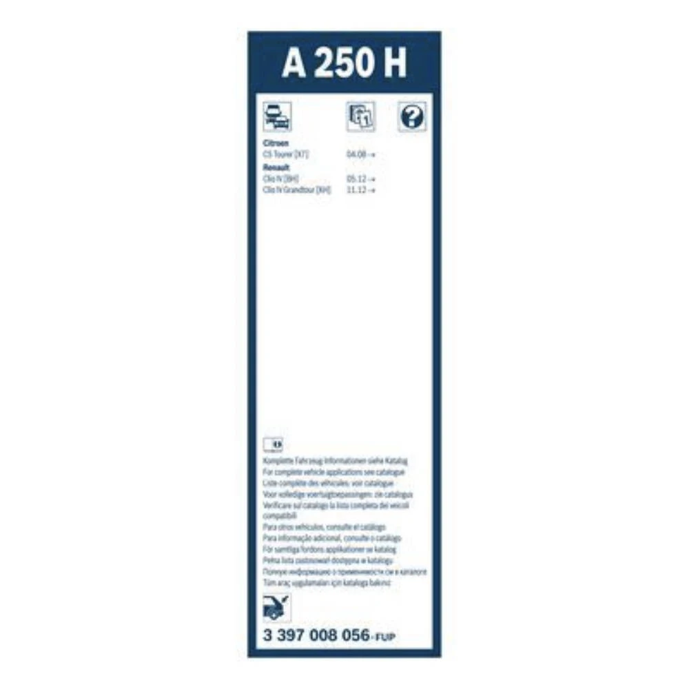 Задня щітка BOSCH Rear 250 мм для Haval M6 2021-2026