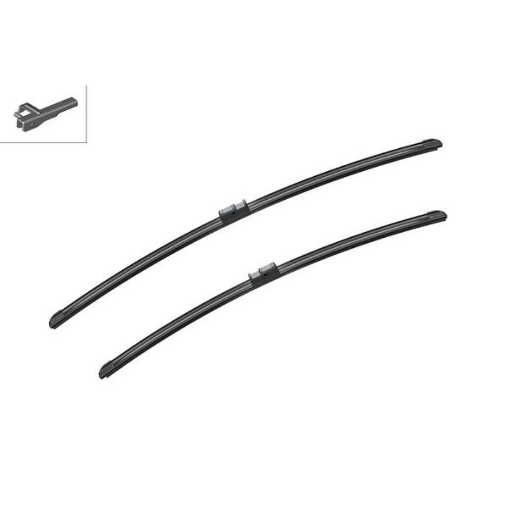Front wiper blade set BOSCH AeroTwin 700 & 625 mm for Renault Modus 2004-2005