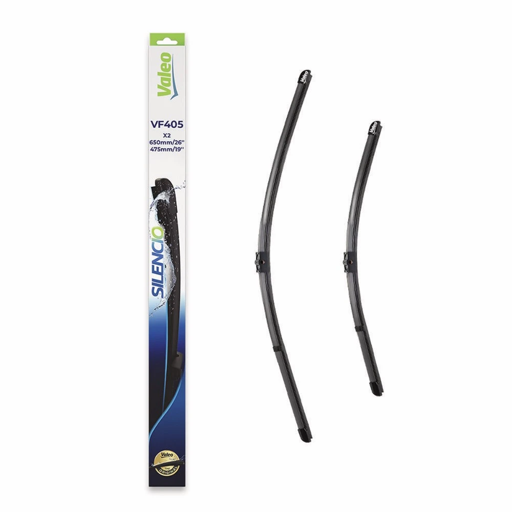 Front wiper blade set Valeo Silencio Flat 650 & 475 mm for Citroen C5 2004-2008