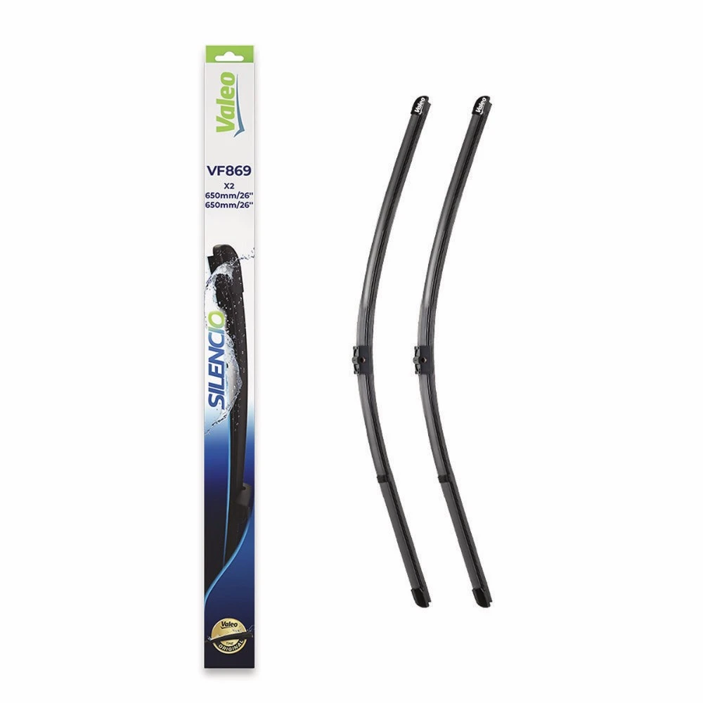 Front wiper blade set Valeo Silencio Flat 680 & 680 mm for Mercedes E Class T-Modell 2002-2009