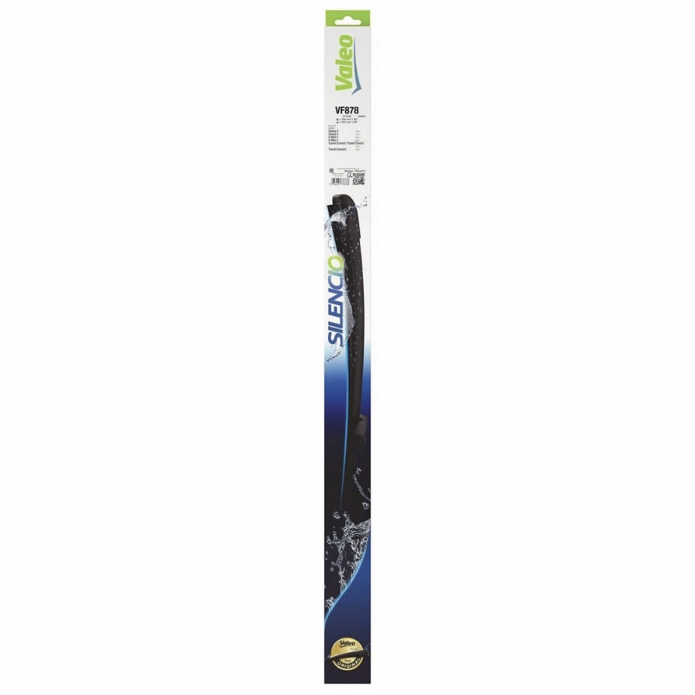 Front wiper blade set Valeo Silencio Flat 750 & 750 mm for Ford Transit Connect 2 2013-2024