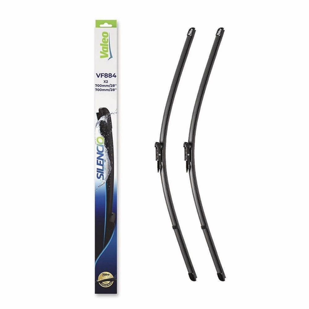 Front wiper blade set Valeo Silencio Flat 700 & 700 mm for Ford Focus USA 2011-2020