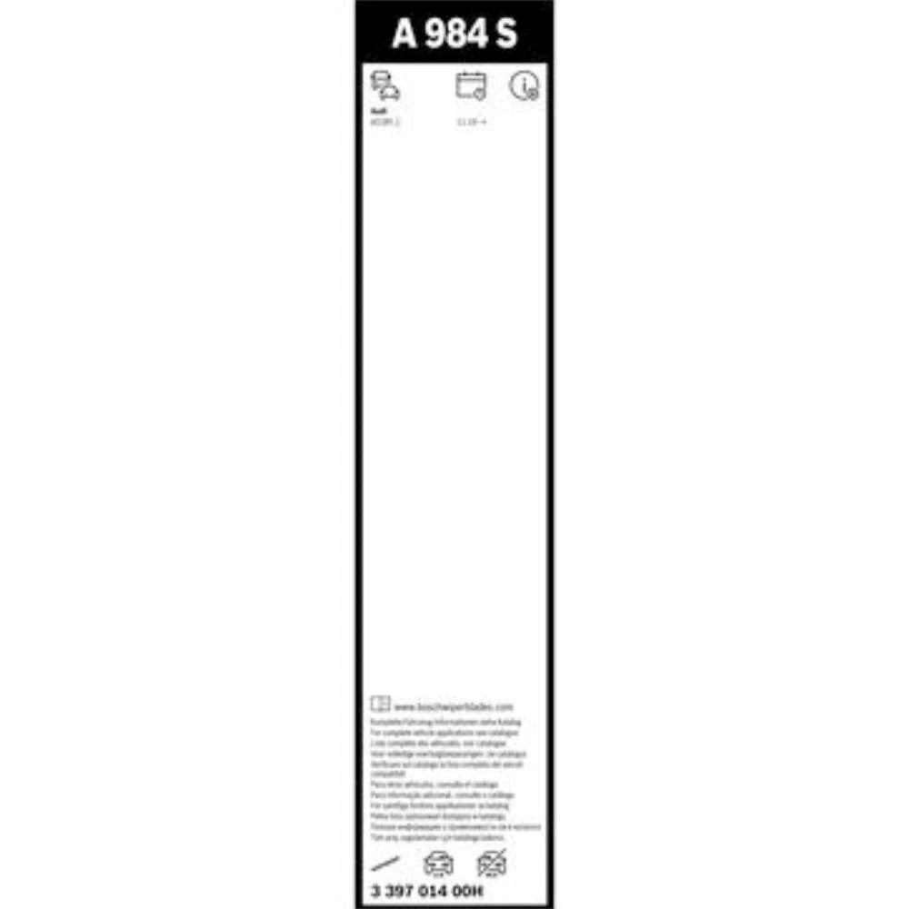 Комплект передних дворников BOSCH AeroTwin 650 & 475 мм для Audi A3 2020-2026