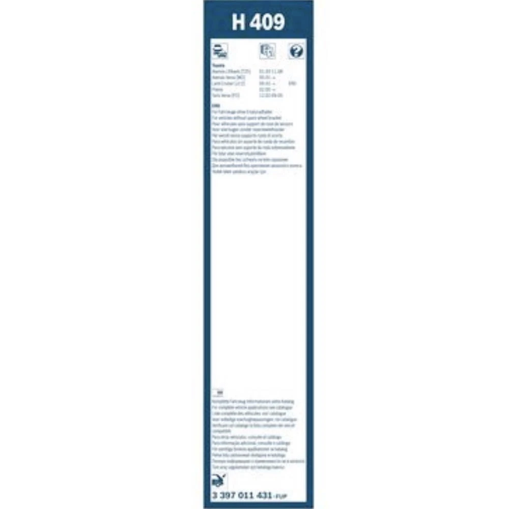 Rear wiper blade BOSCH Rear 400 mm for Lexus GX 1 2002-2009