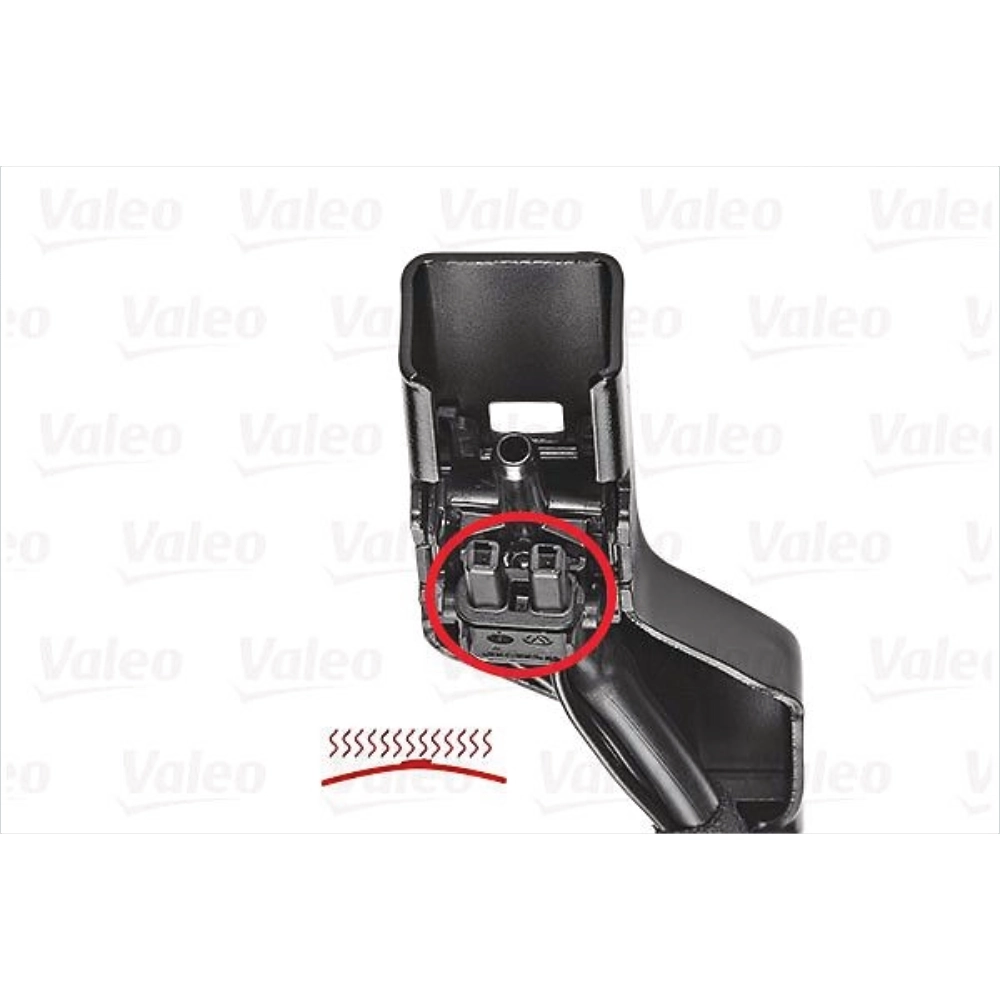 Front wiper blade set Valeo Aqua Blade 650 & 500 mm for Land Rover Range Rover 5 2021-2026