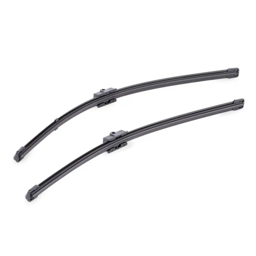 Front wiper blade set Valeo Silencio Flat 530 & 475 mm for Volkswagen Polo 4 2003-2007