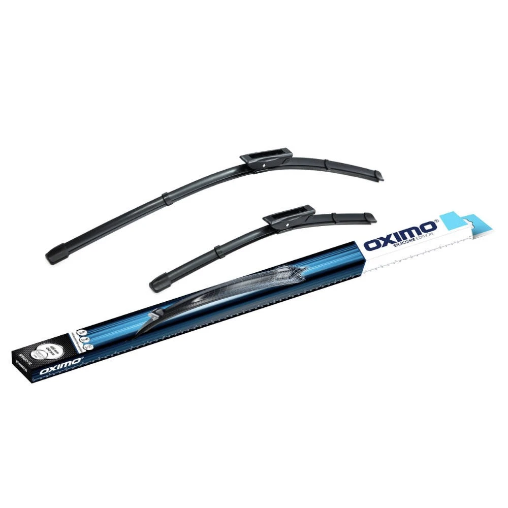 Front wiper blade set Oximo Flat Original 600 & 450 mm for Samsung SM-6 2015-2019