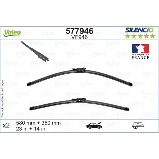 Дворники Valeo Silencio Flat для Nissan Juke