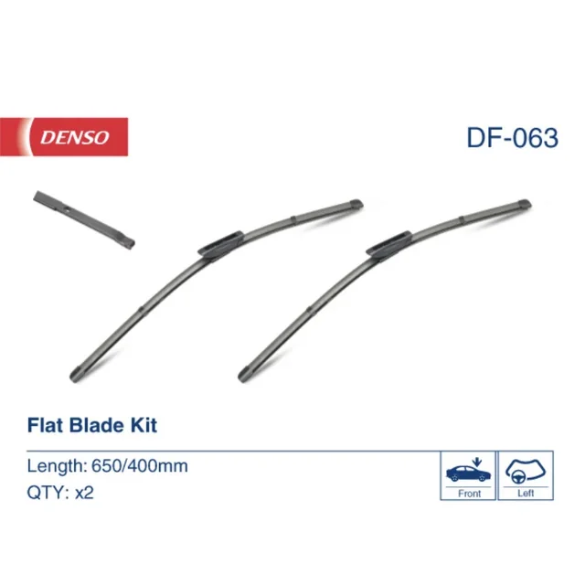Wiper blades Denso Flat for Citroen C3