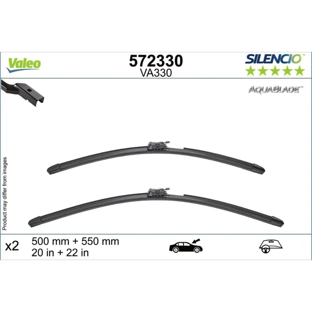 Щітки склоочисника Valeo Aqua Blade для Mercedes SL Class
