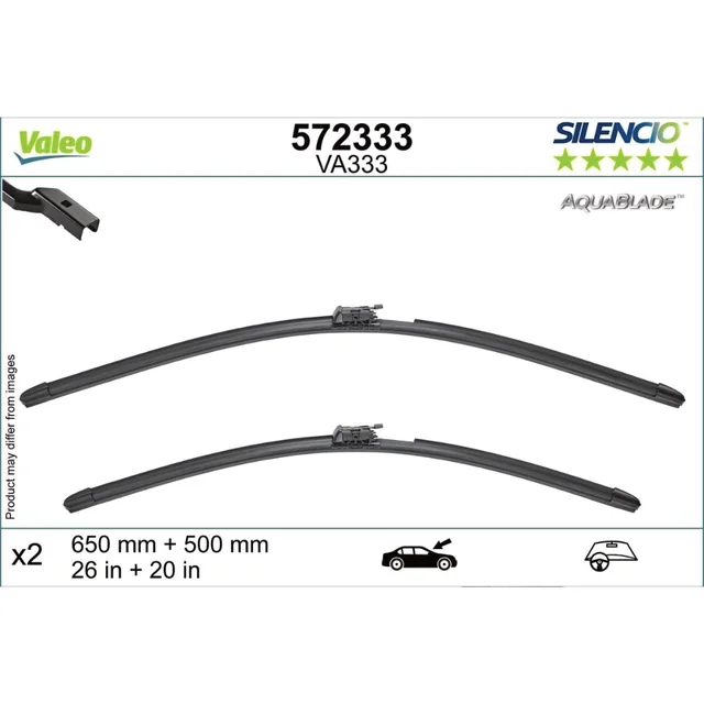 Wiper blades Valeo Aqua Blade for Land Rover Range Rover