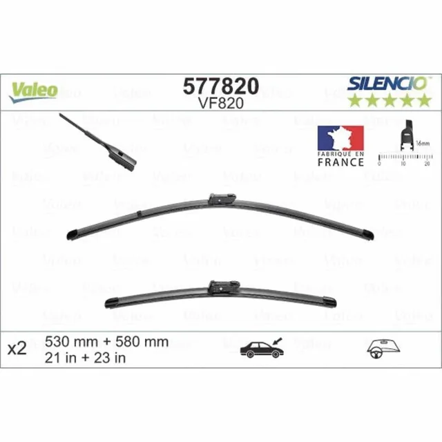 Wiper blades Valeo Silencio Flat for MINI Countryman