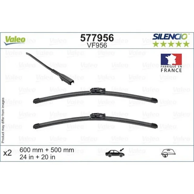 Klaasipuhastid Valeo Silencio Flat autole BMW X2